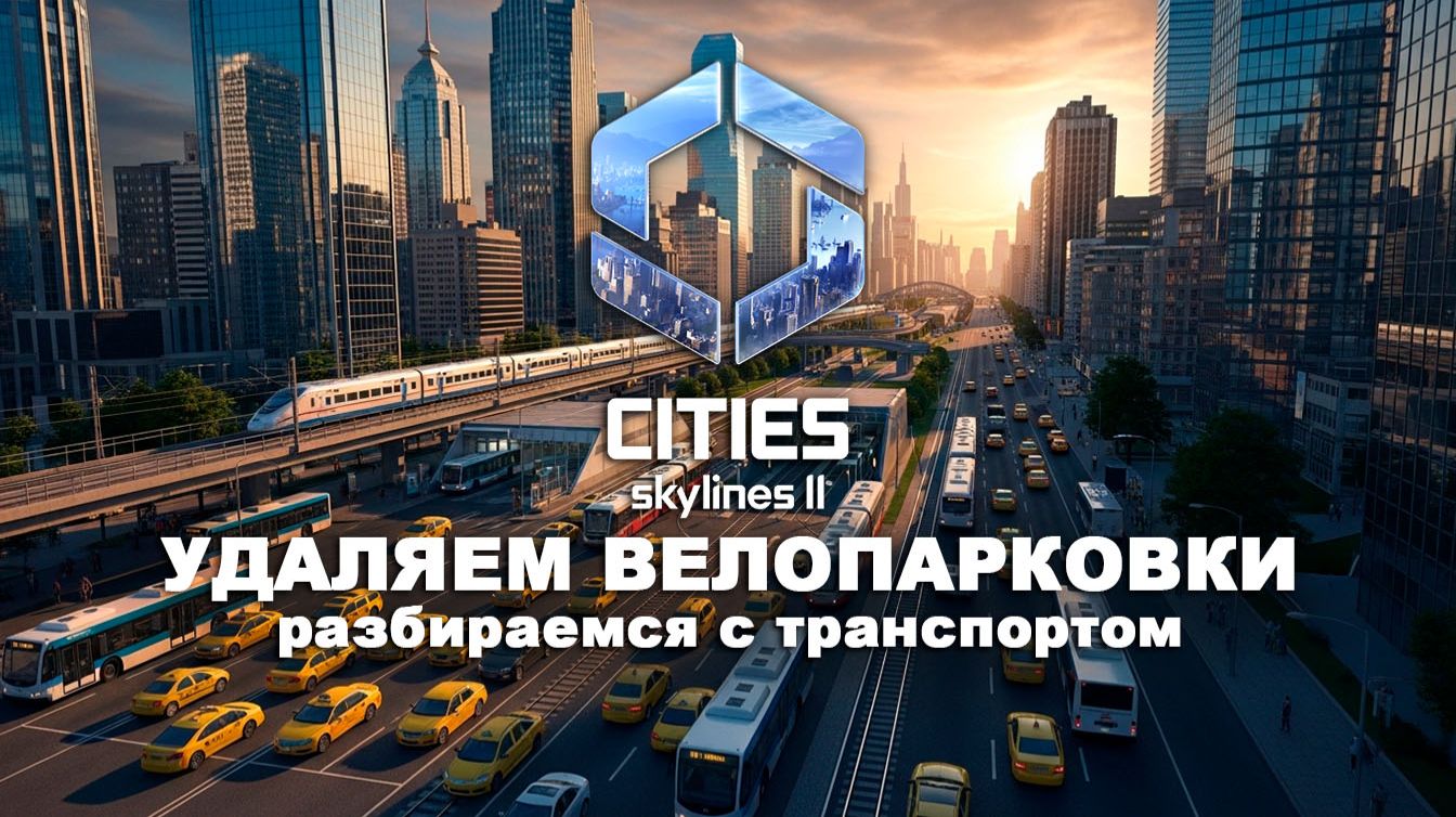 Удаляем крутящих педали| Bridges & Ports DLC | Cities Skylines 2