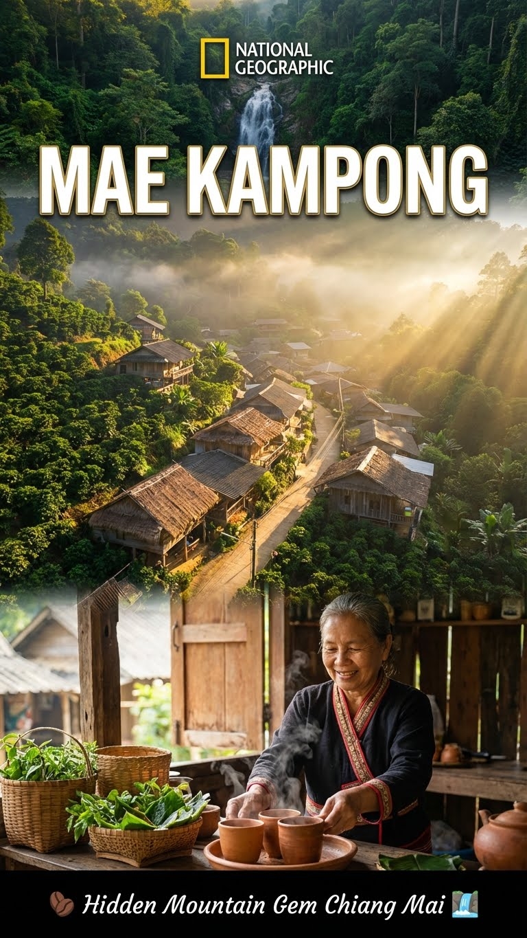 Горная деревня Мае Кампонг в Чиангмае, Таиланд. Куда поехать в Чиангмае?