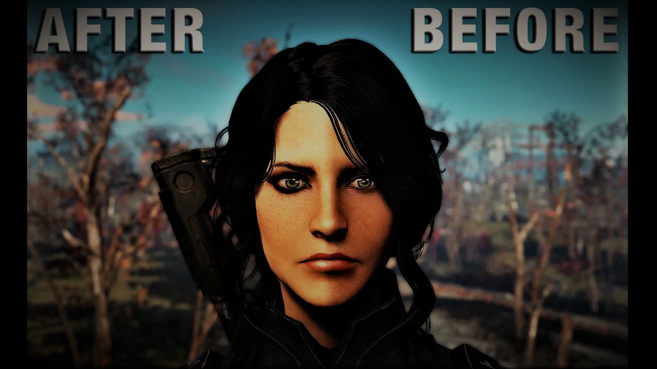 Fallout 4 Баг Ржавое Оранжевое лицо