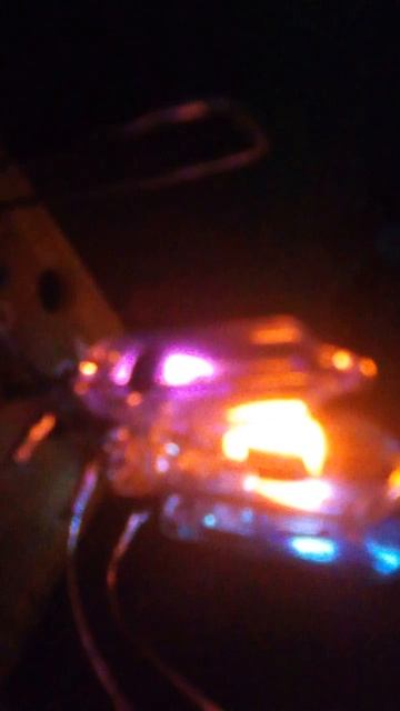 свечение разных газов