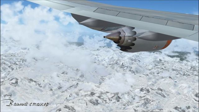 Довольно интересная модель Боинг- 747/8 от RICO для FSX