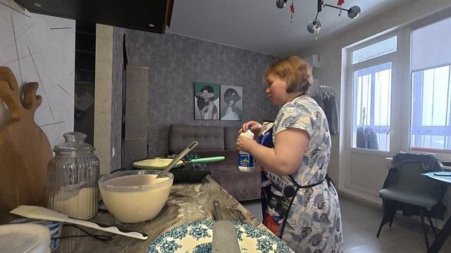 Первый день масленицы/ Пеку блины