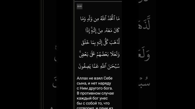 Аят раскрывает причины ширка.