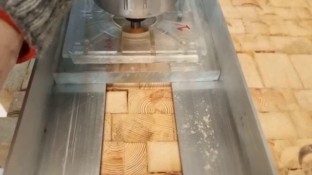 Делаю торцевую хухонную досточку