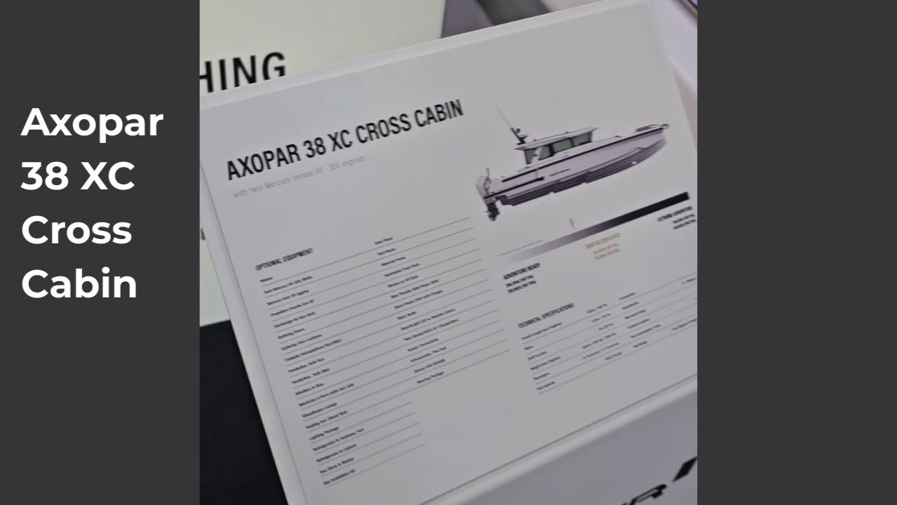 Axopar 38 XC | Выставка катеров 2026 — универсальный формат
