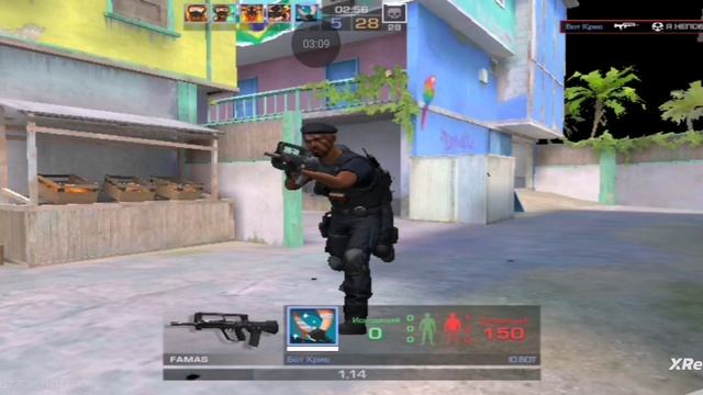 1 VS 5 Ботов в стендчилове