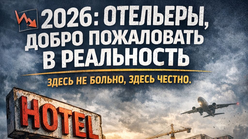 Отели в 2026 году. Новая реальность.