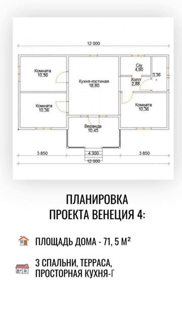 🏡 Обзор проекта «Венеция 4»: компактный формат, семейная планировка
