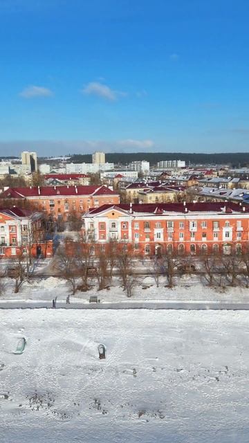 Зимняя набережная. Мкр Шлюзовой, наш 