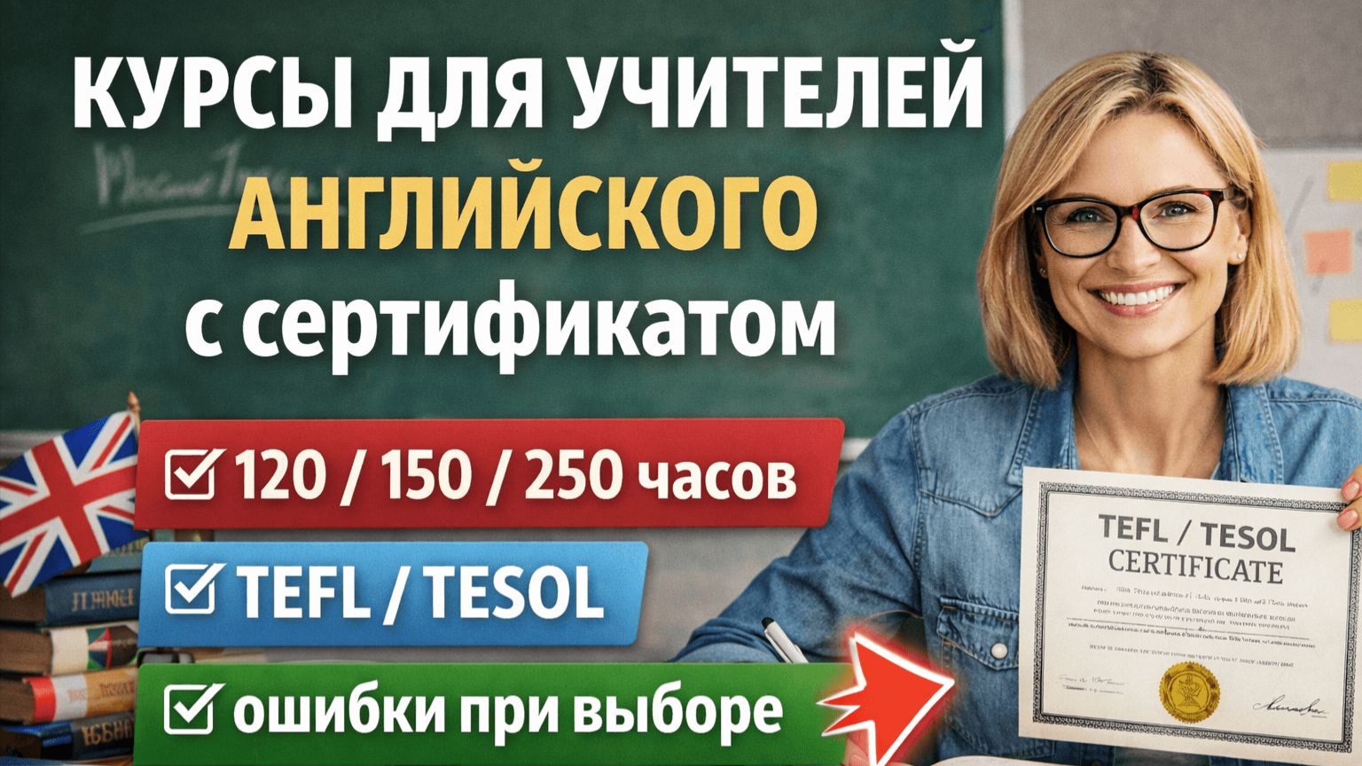 Курсы для учителей английского с сертификатом: как выбрать программу