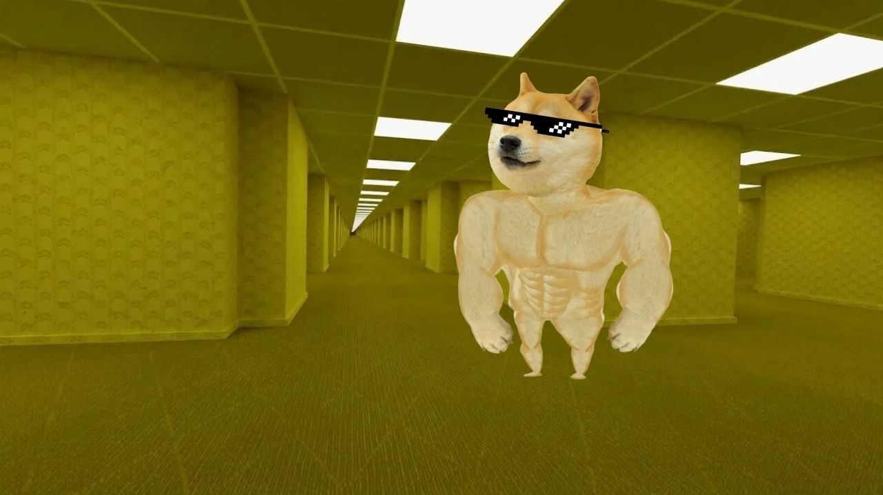 Бэкрумс и Доге. 👑 Backrooms полное прохождение игр. #1