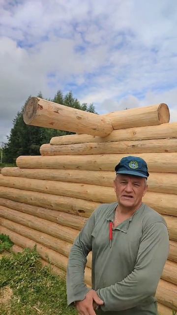 закончили сруб бани