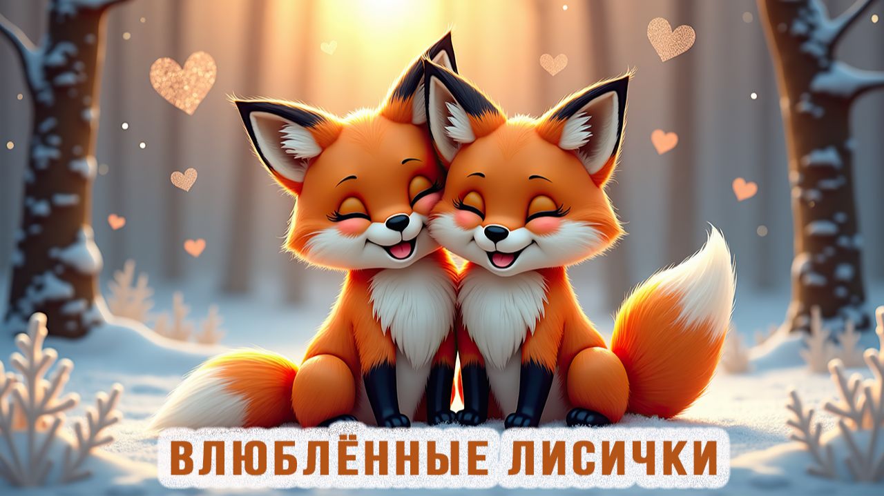 Влюблённые лисички