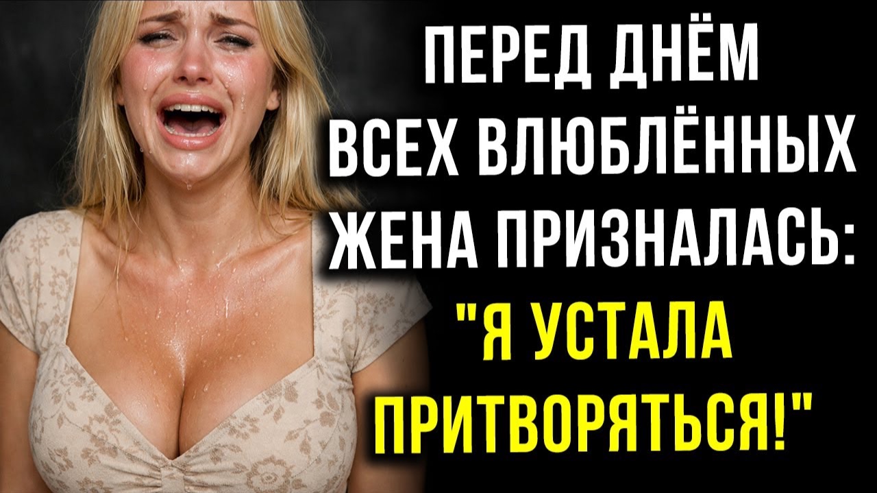 перед днём всех влюблённых жена призналась: 