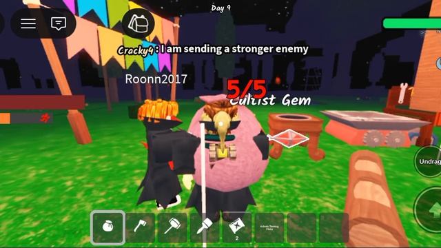 Вечеринка в 99 ночей в лесу роблокс