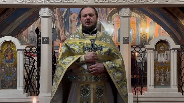 Проповедь иерея Андрея Лысевича после Причастия на ночной Литургии