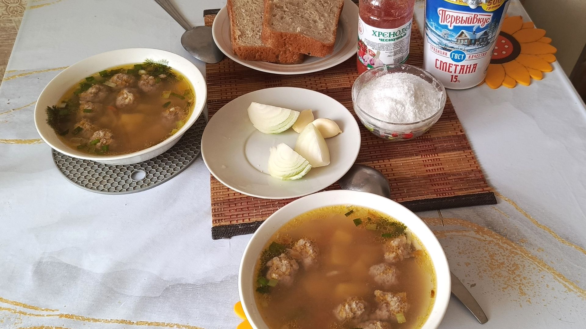 СУП С ФРИКАДЕЛЬКАМИ С СЕКРЕТИКОМ И ЗАЖАРКА НА ЗАМОРОЗКУ