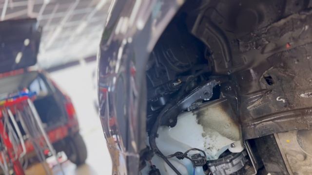 Ремонт крыла Ауди без покраски. Удаление вмятин Спб