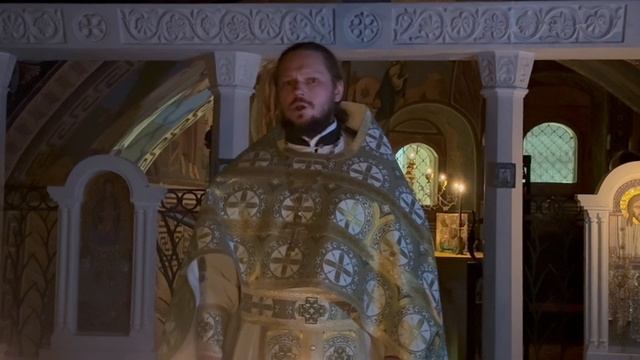 Проповедь иерея Андрея Лысевича после чтения Евангелия на ночной Литургии