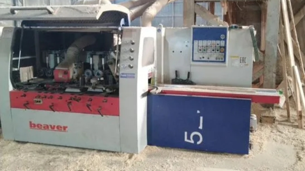 профилирование бруса на Beaver 523