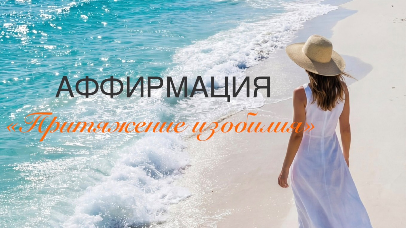 ✨ Аффирмация «Притяжение изобилия» ✨