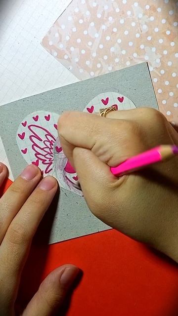 Процесс рисования валентинок-тизеров для BLACKLove🖤🩷