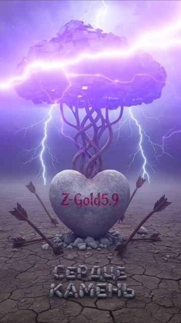 Сердце камень Z-Gold5.9