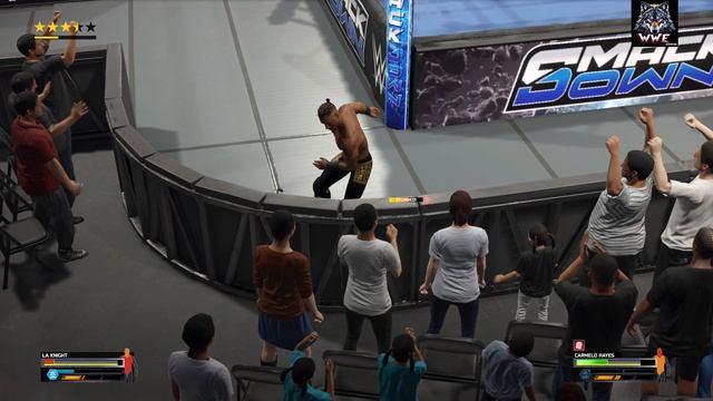 WWE2K25 LA KNIGHT VS CARMELO HAYES (C)