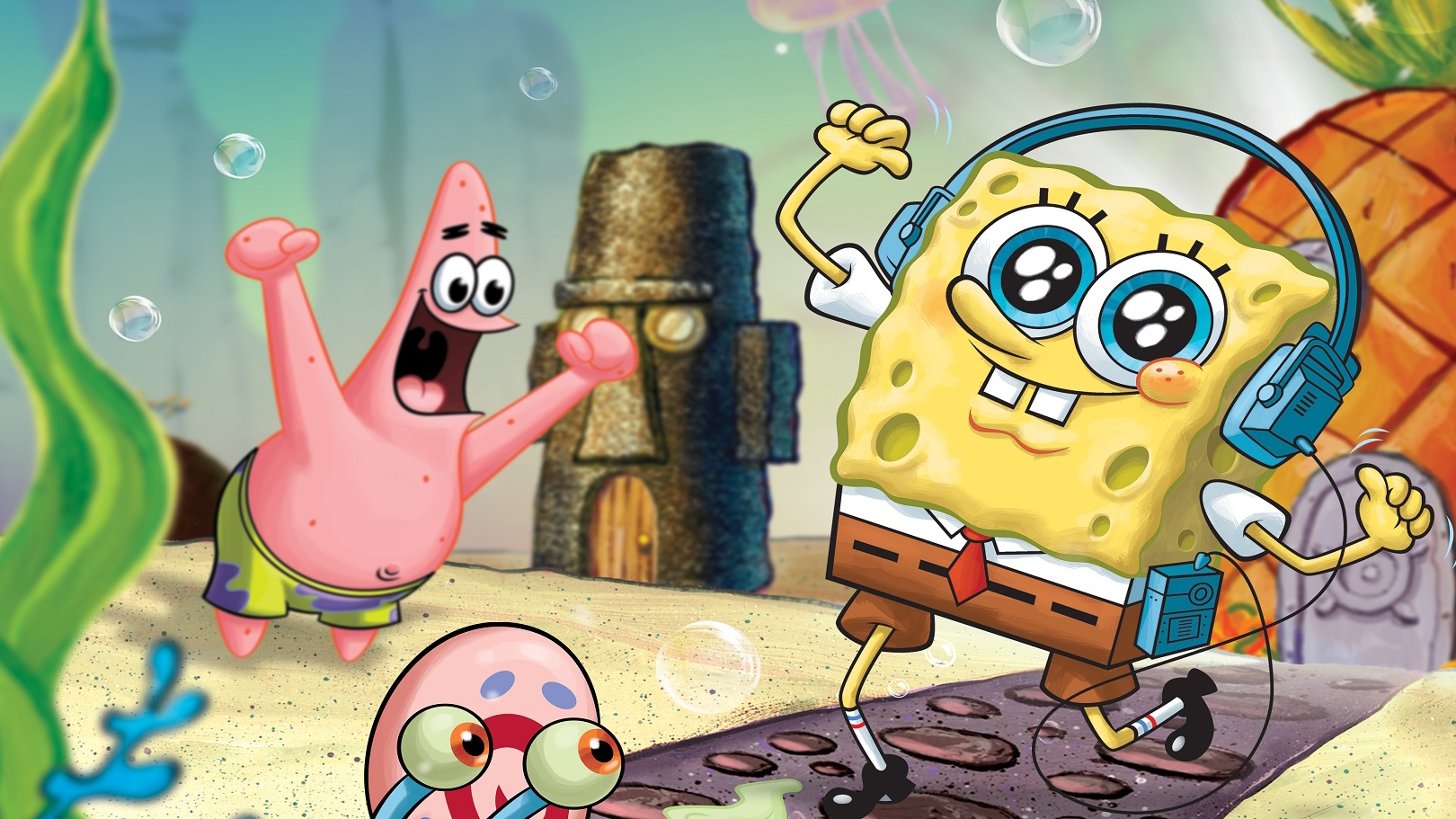 Губка Боб квадратные штаны- Мультфильм- Игра мультик для детей