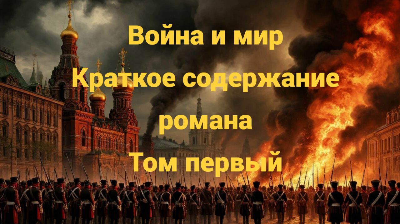 Война и мир краткое содержание романа том первый