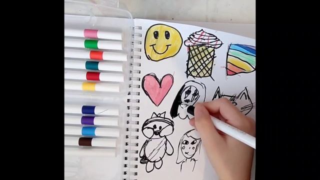 раскрашиваем страничку с МИНИ 🤏🏻 раскрасками (лидусик холодусик 🍓)