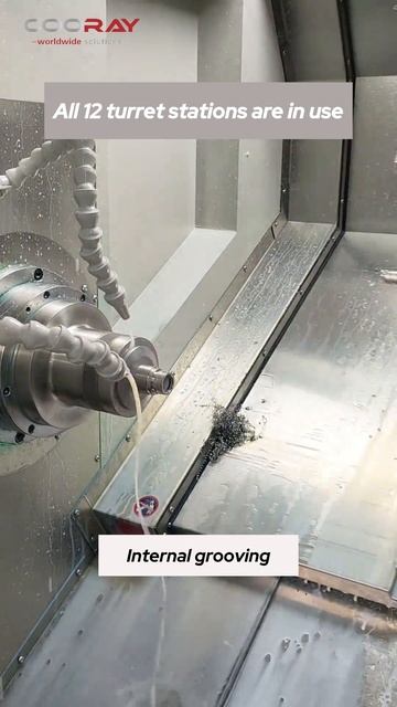 Демонстрация возможностей обработки нержавеющей стали 304 на токарно-фрезерном станке