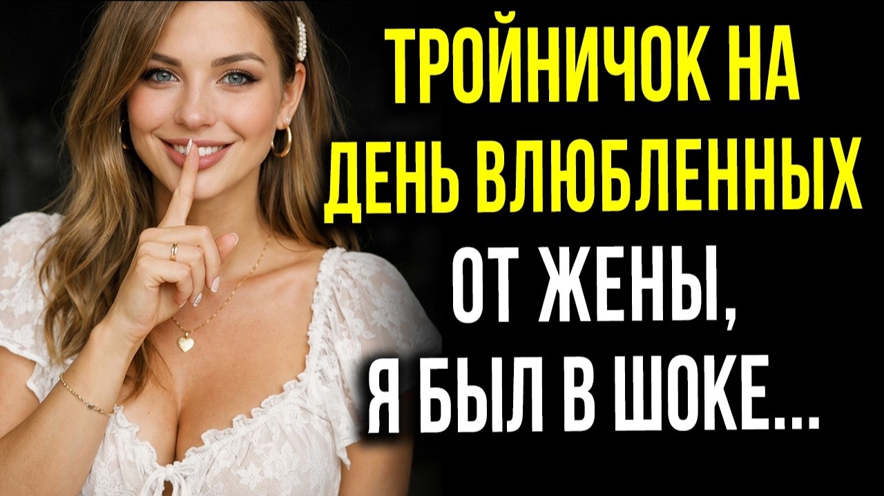 ТройничОк на день святого валентина от жены, я был в шоке от энтузиазма жены...