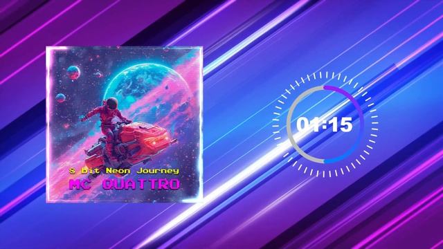 8 Bit Neon Journey #synthwave #chiptune #retrowave MC QUATTRO