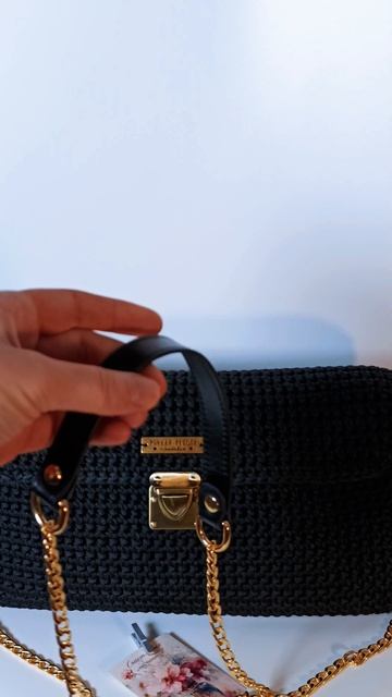 Сумка клатч из полиэфирного шнура