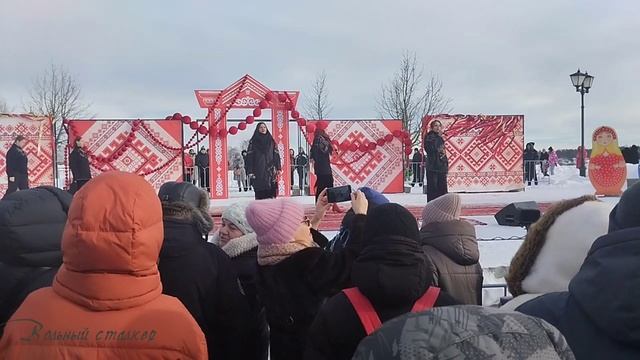 Празднование Масленицы в Выксе