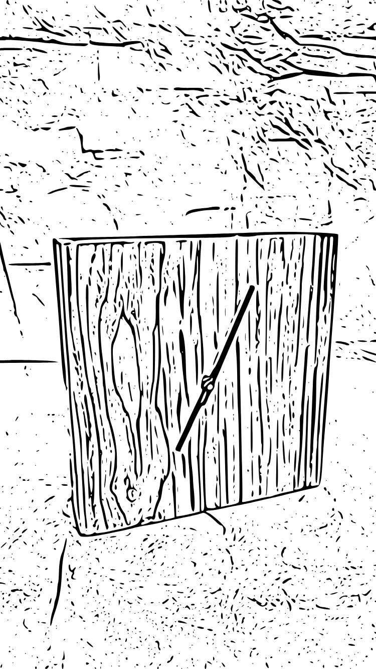 Часы настольные/настенные (квадрат) серии 7500 «ADOZERUS-EKO WOOD», массив ясеня