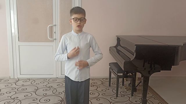 Войтенко Артём 10 лет А. Дементьев  стихотворение Родной язык