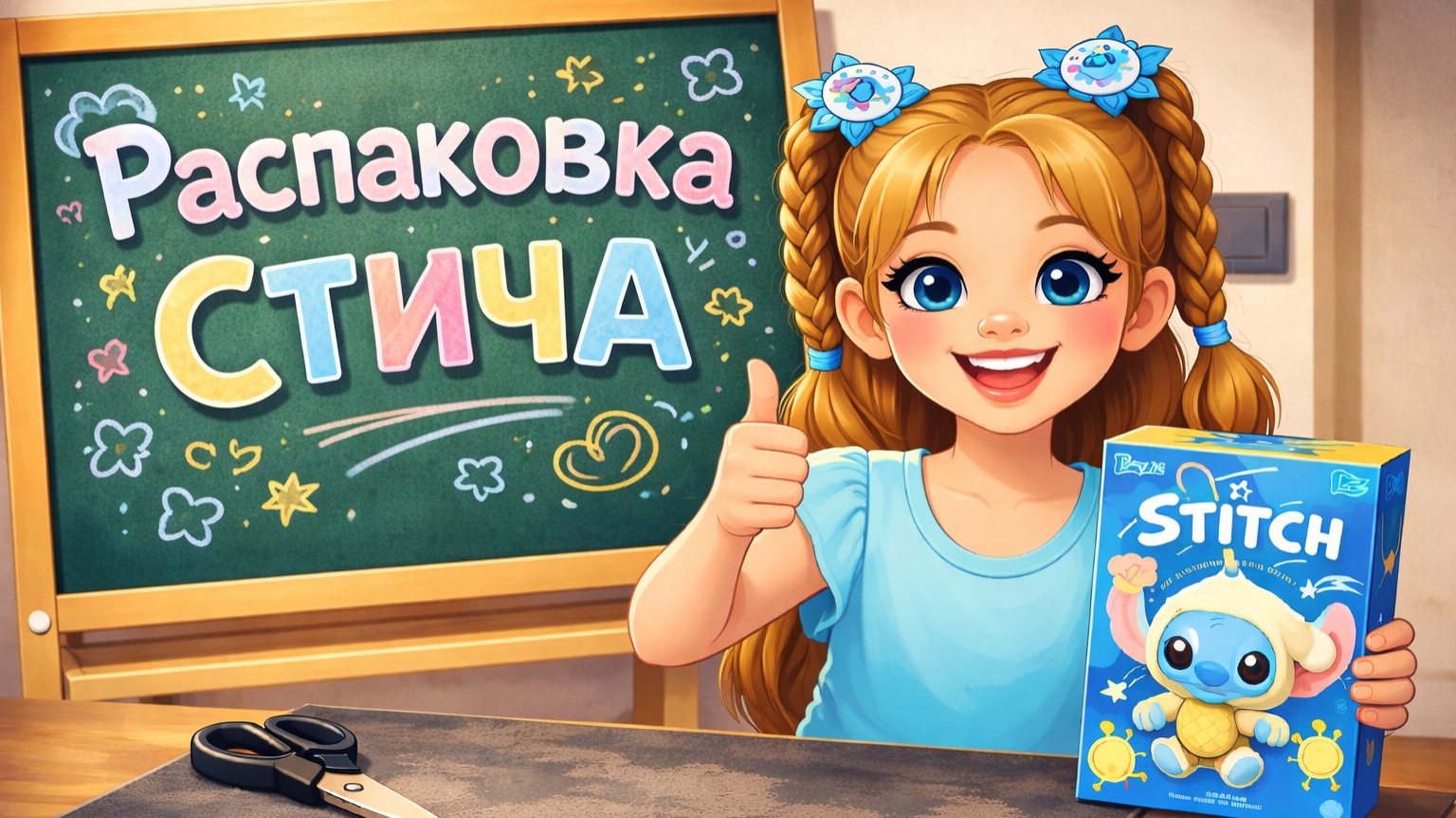 РАСПАКОВКА СТИЧА 💙 Что внутри коробки? Сюрприз игрушка для детей