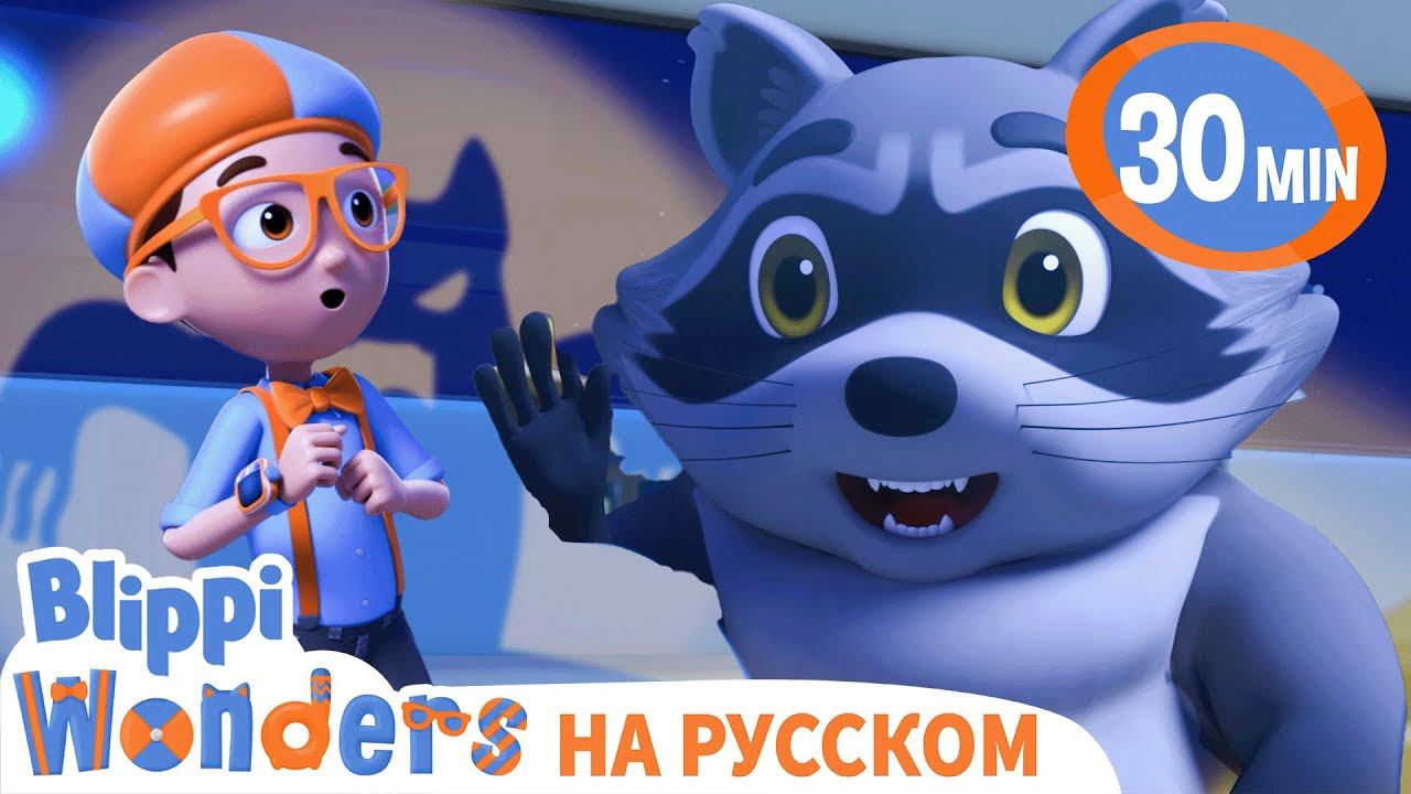 Монстр Траки | Изучай этот мир вместе с Блиппи | Обучающие видео для детей | Blippi Russian