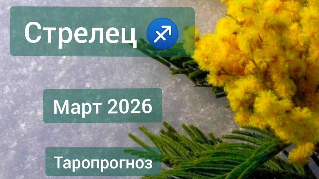 Стрелец ♐, март 2026