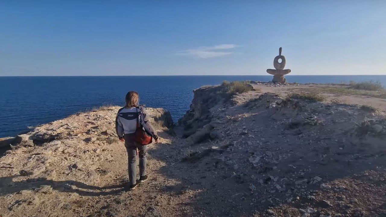 Поездка на ЮГ - Серия 21 - Крым - Тарханкут - Страшная висячая лестница