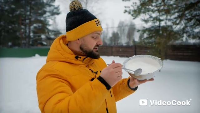 Делаем из снега печь