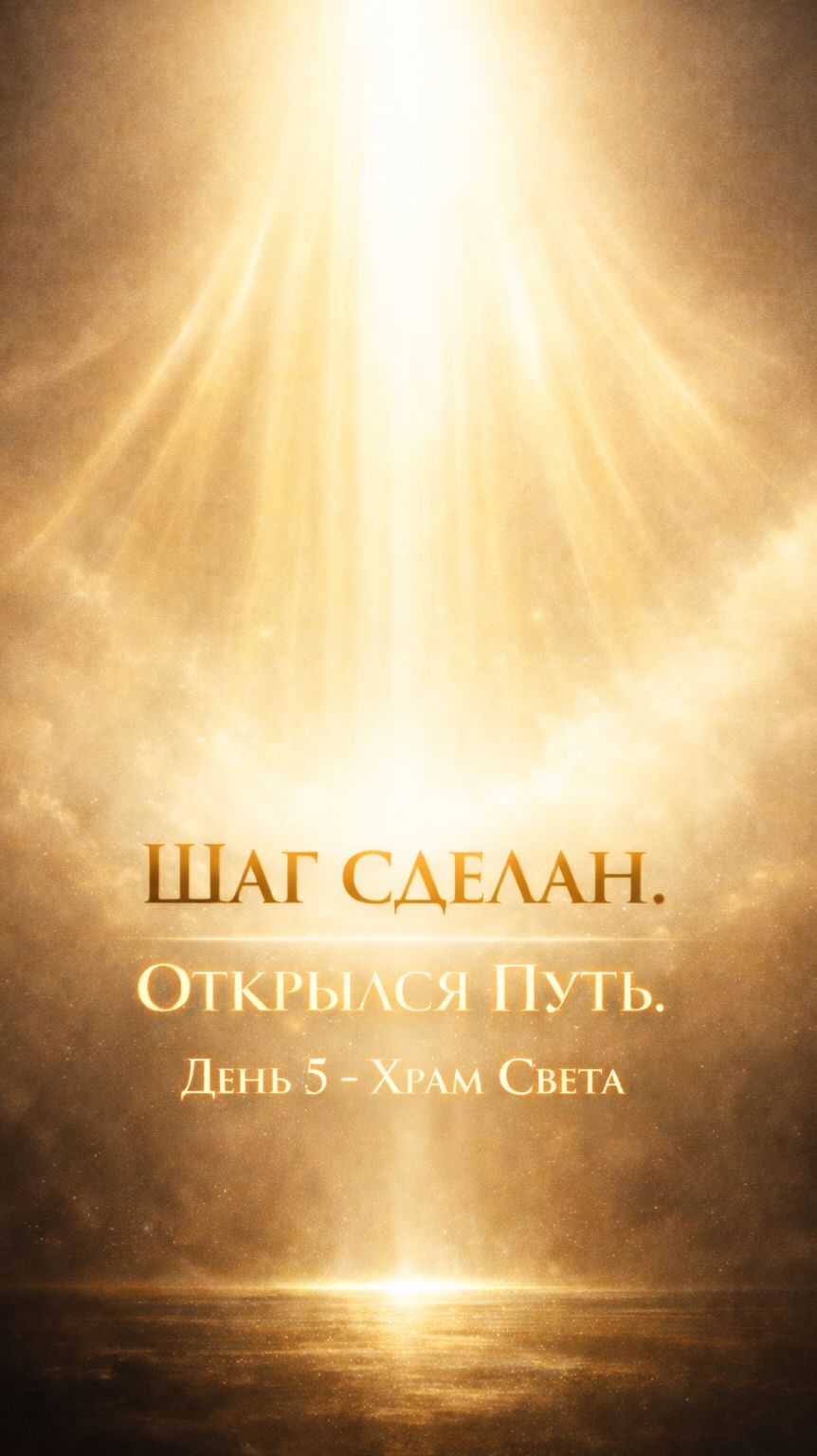День 5 |  Храм Света. Пробуждение