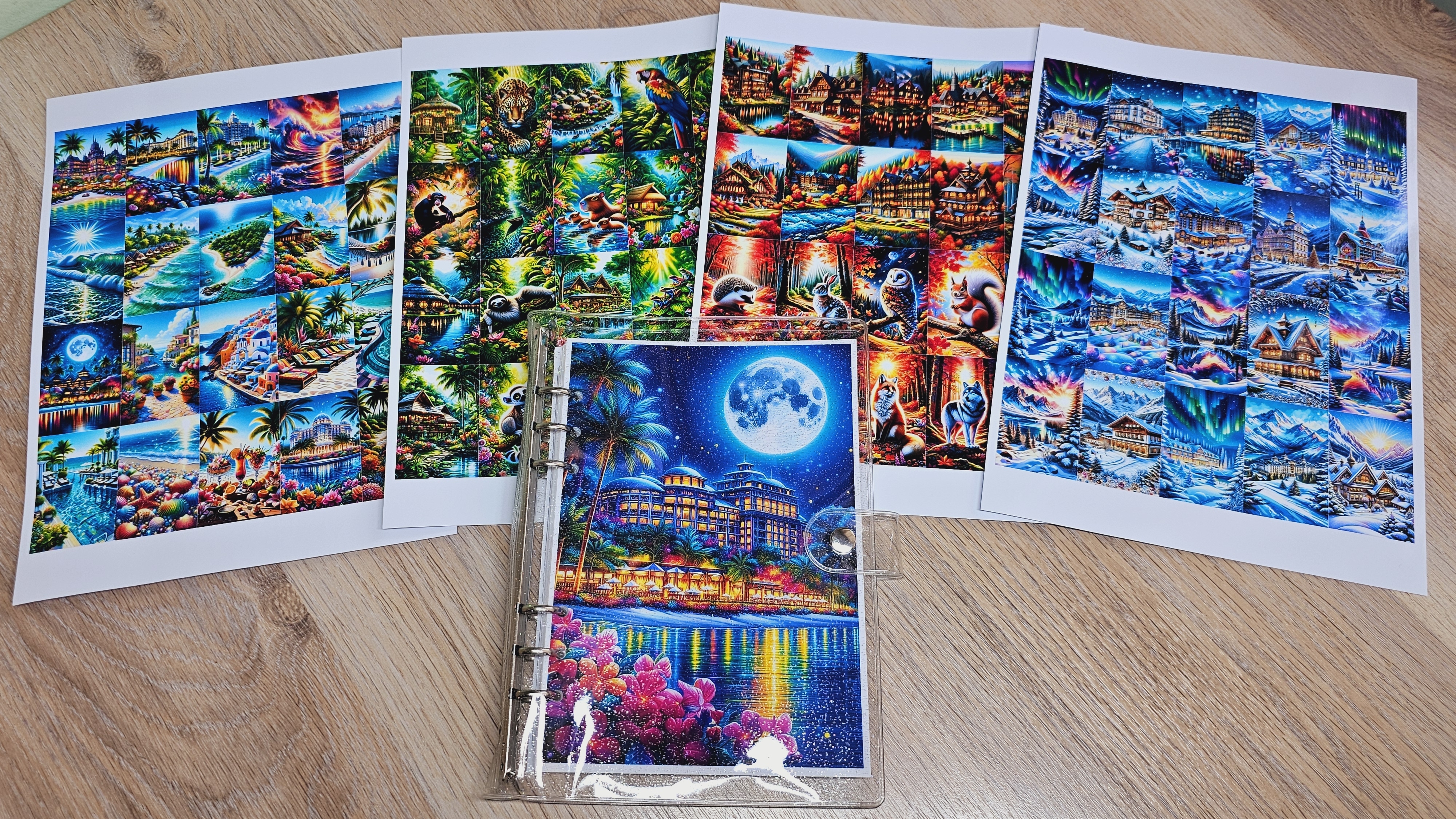 НОВИНКА! Блокнот Отели по сезонам к игре от Насти Крестики с Корги Отель моей мечты, март 2026