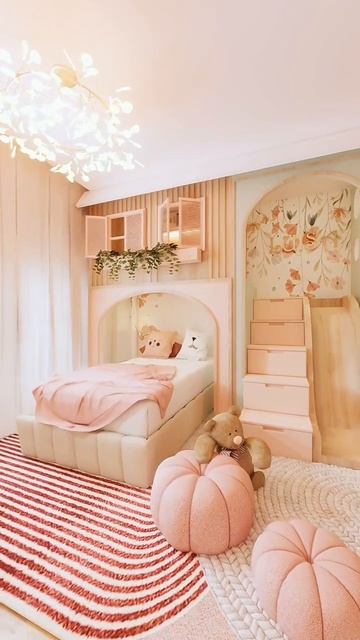 3D-визуализация детской комнаты для девочек ✨