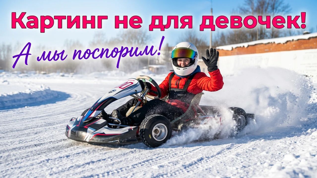 Картинг не для девочек! А мы поспорим!