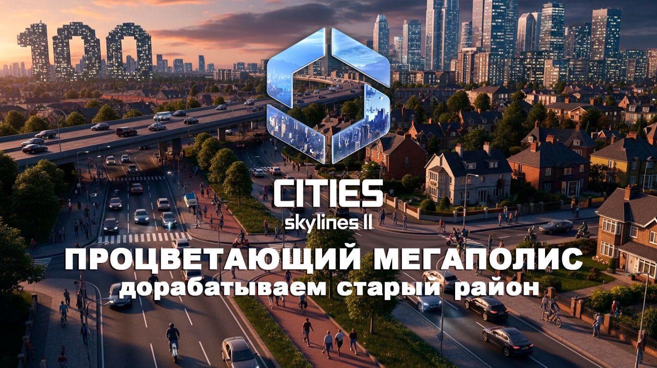 100К НАСЕЛЕНИЯ | Bridges & Ports DLC | Cities Skylines 2