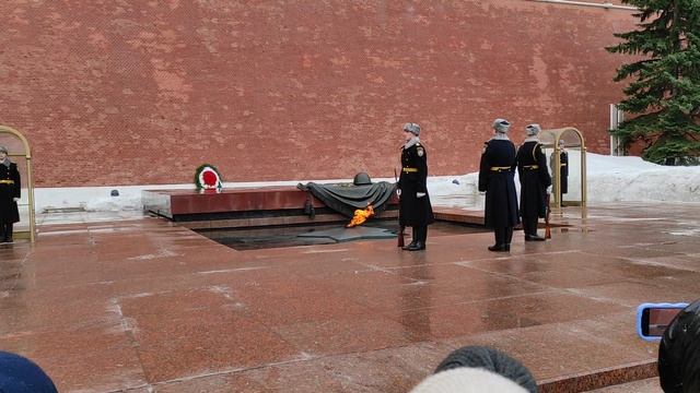 Смена караула у могилы Неизвестного Солдата!