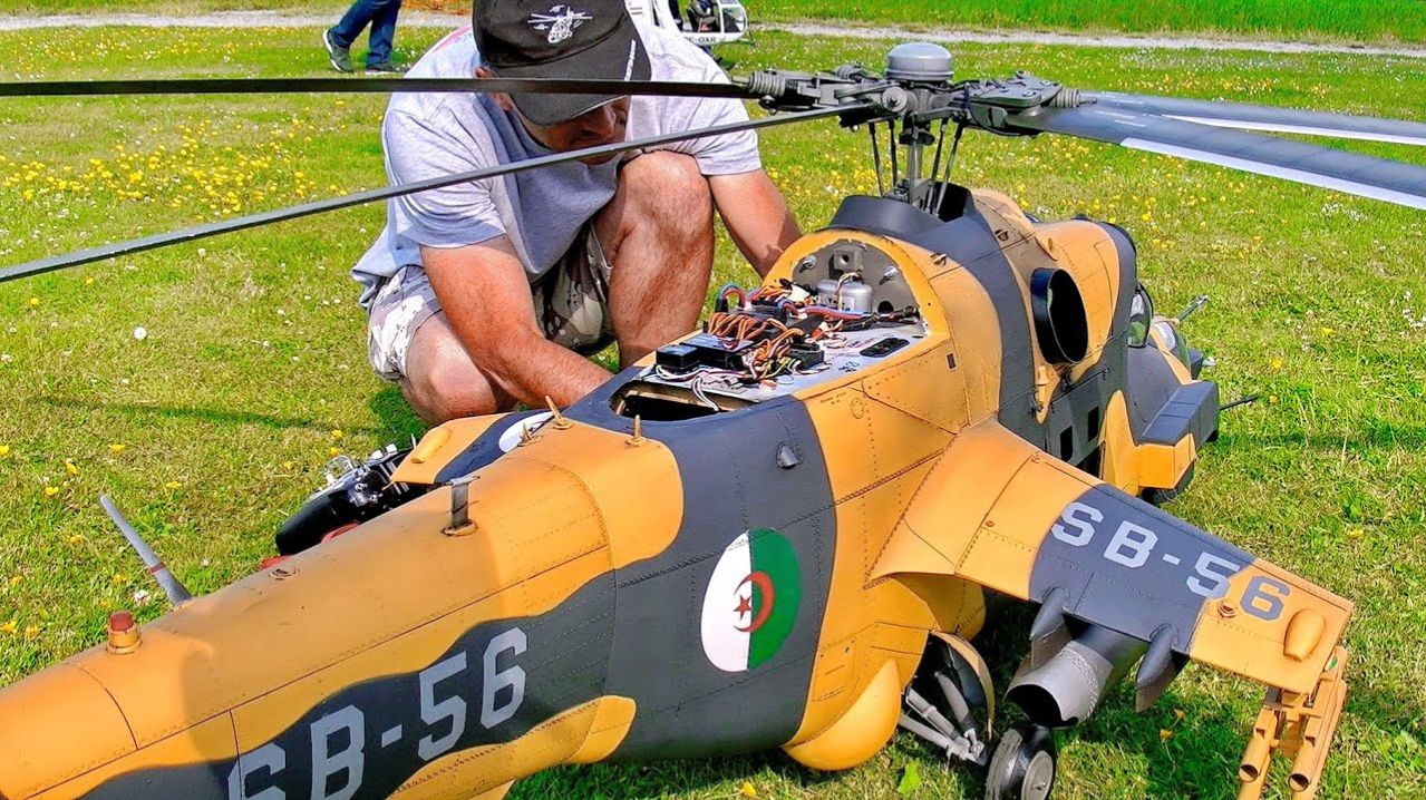 ВАУ !!! ПОТРЯСАЮЩЕ !!! ОГРОМНЫЙ RC MIL MI-24 МАСШТАБ МОДЕЛИ ЭЛЕКТРИЧЕСКИЙ ВЕРТОЛЕТ